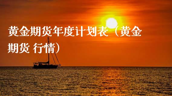 黄金期货年度计划表（黄金期货 行情）_https://qh.lansai.wang_期货怎么玩_第1张