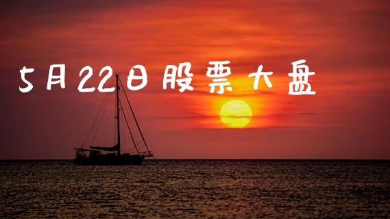5月22日股票大盘_https://qh.lansai.wang_新股数据_第1张