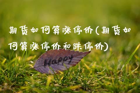 期货如何算涨停价(期货如何算涨停价和跌停价)_https://qh.lansai.wang_期货理财_第1张