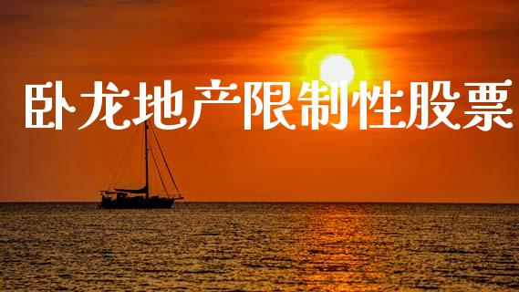 卧龙地产限制性股票_https://qh.lansai.wang_新股数据_第1张