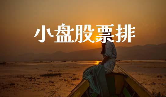 小盘股票排_https://qh.lansai.wang_期货喊单_第1张