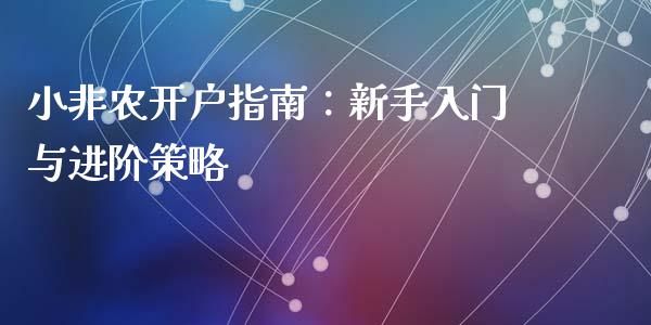 小非农开户指南：新手入门与进阶策略_https://qh.lansai.wang_新股数据_第1张