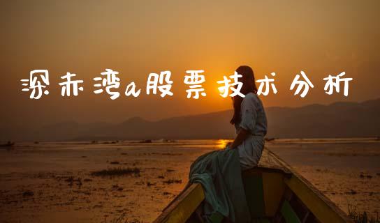 深赤湾a股票技术分析_https://qh.lansai.wang_期货理财_第1张