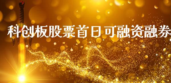 科创板股票首日可融资融券_https://qh.lansai.wang_新股数据_第1张