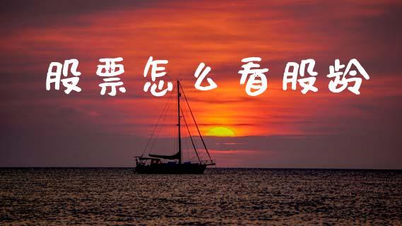 股票怎么看股龄_https://qh.lansai.wang_新股数据_第1张