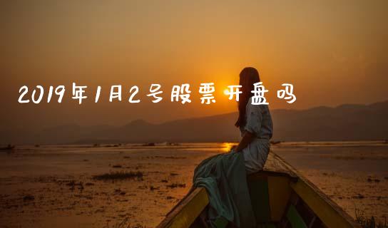 2019年1月2号股票开盘吗_https://qh.lansai.wang_期货怎么玩_第1张