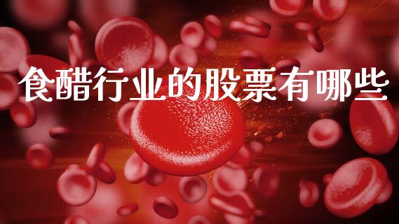 食醋行业的股票有哪些_https://qh.lansai.wang_期货理财_第1张