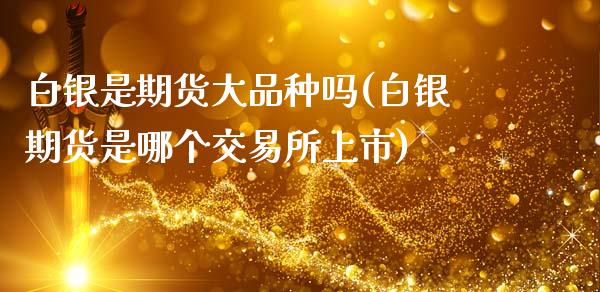 白银是期货大品种吗(白银期货是哪个交易所上市)_https://qh.lansai.wang_期货喊单_第1张